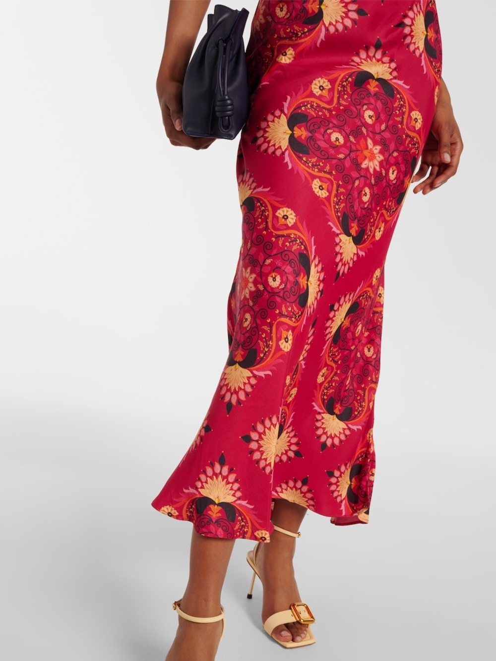 FARM Rio Red Halter-Style Printed Maxi Dress - Picture 3 of 9